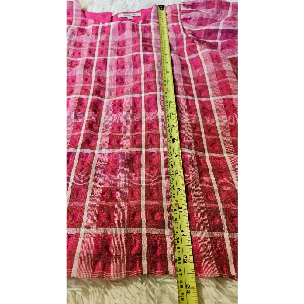 Madewell plaid puff